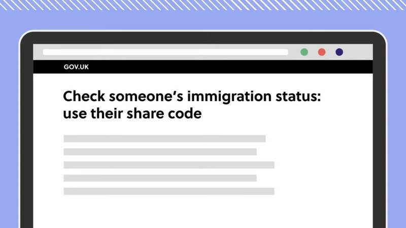 Learn how to get and use a UK eVisa share code to prove your immigration status for work, rent, and services.
